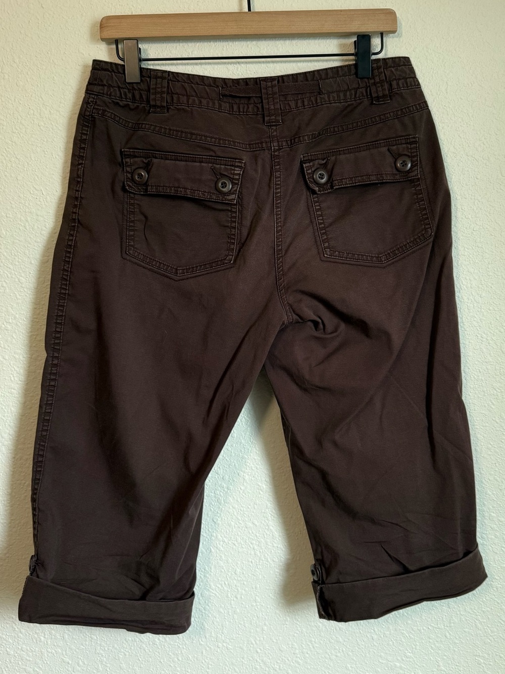 Y2K Style & Co Low Rise Cargo Capris McBling Gorpcore Grunge - Picture 9 of 11